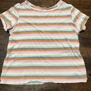 American Eagle Outfitters Multicolor Striped Tee Size S